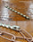 Heavy-duty plated steel rain chain anchor stake RCAS-003