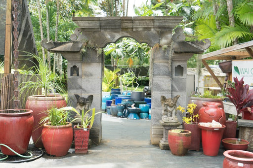 Balinese archway indonesian temple entrance pieces 