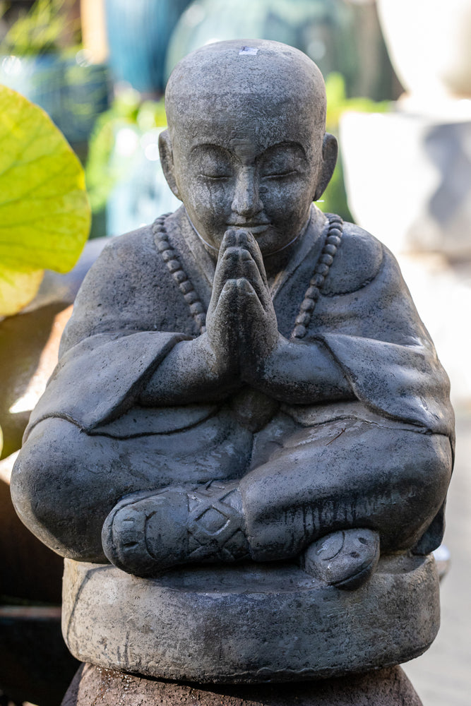 Praying Monk Antique  21"
