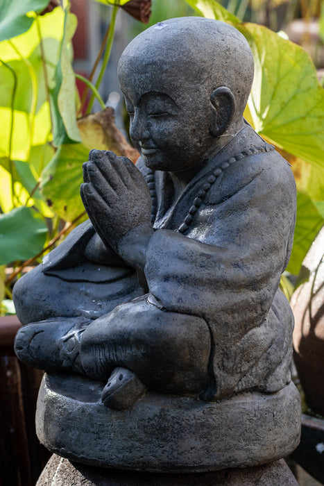 Praying Monk Antique  21"