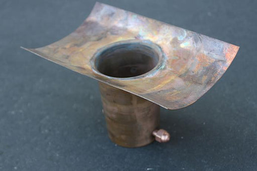 Rain Chain half round installation kit copper