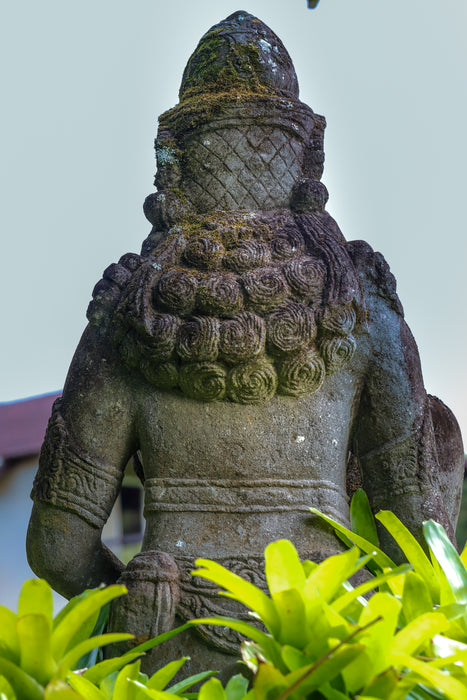 Lava Stone Seated Devi Tara Statue