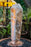sunrise onyx light up fountain 36" tall lit water feature natural orange yellow crystal