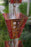 Solid copper high-flow square cup rain chain for heavy tropical rainfall